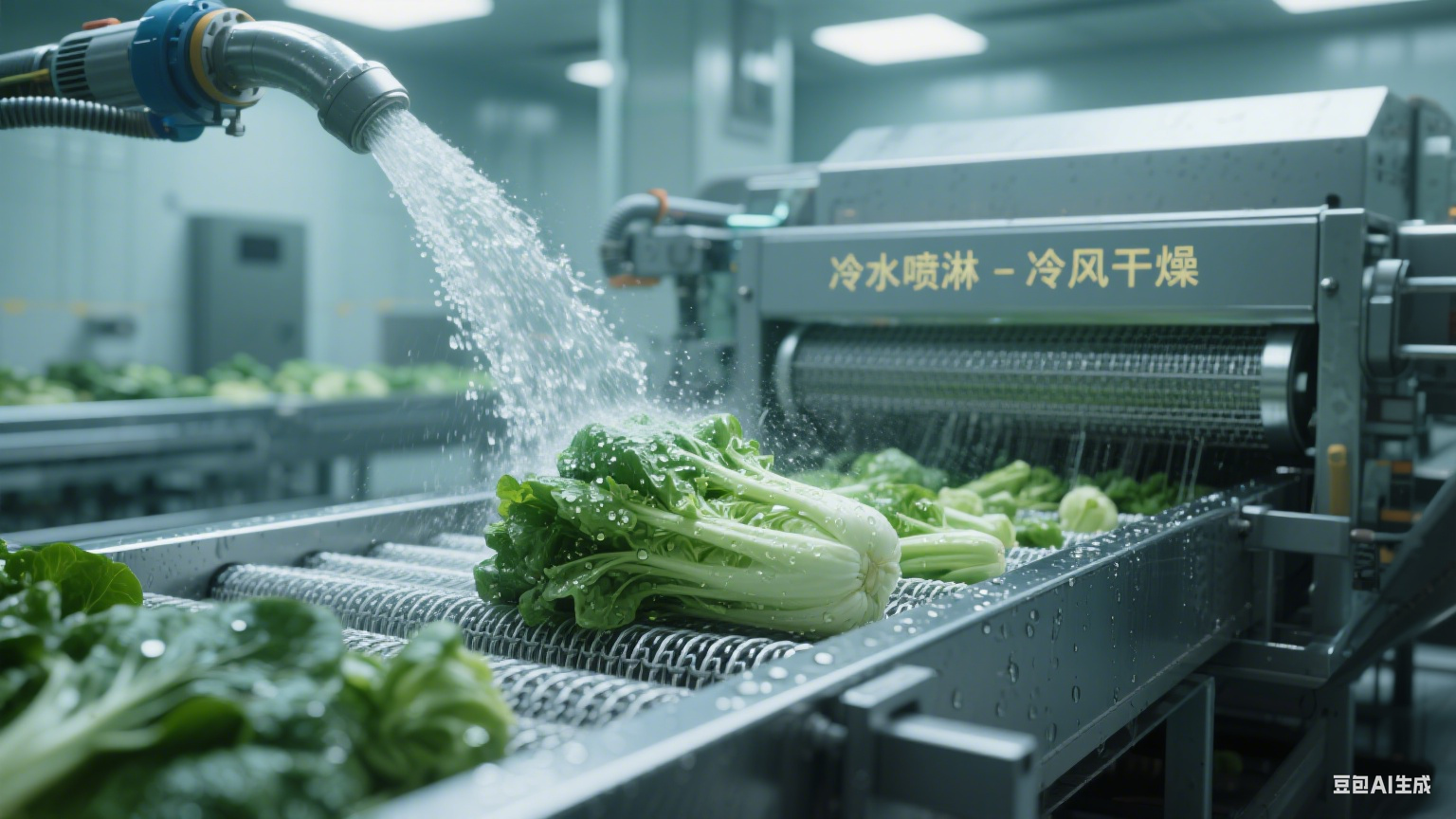 连续式蔬菜清洗漂烫流水线物料浪费规避策略​(图16)