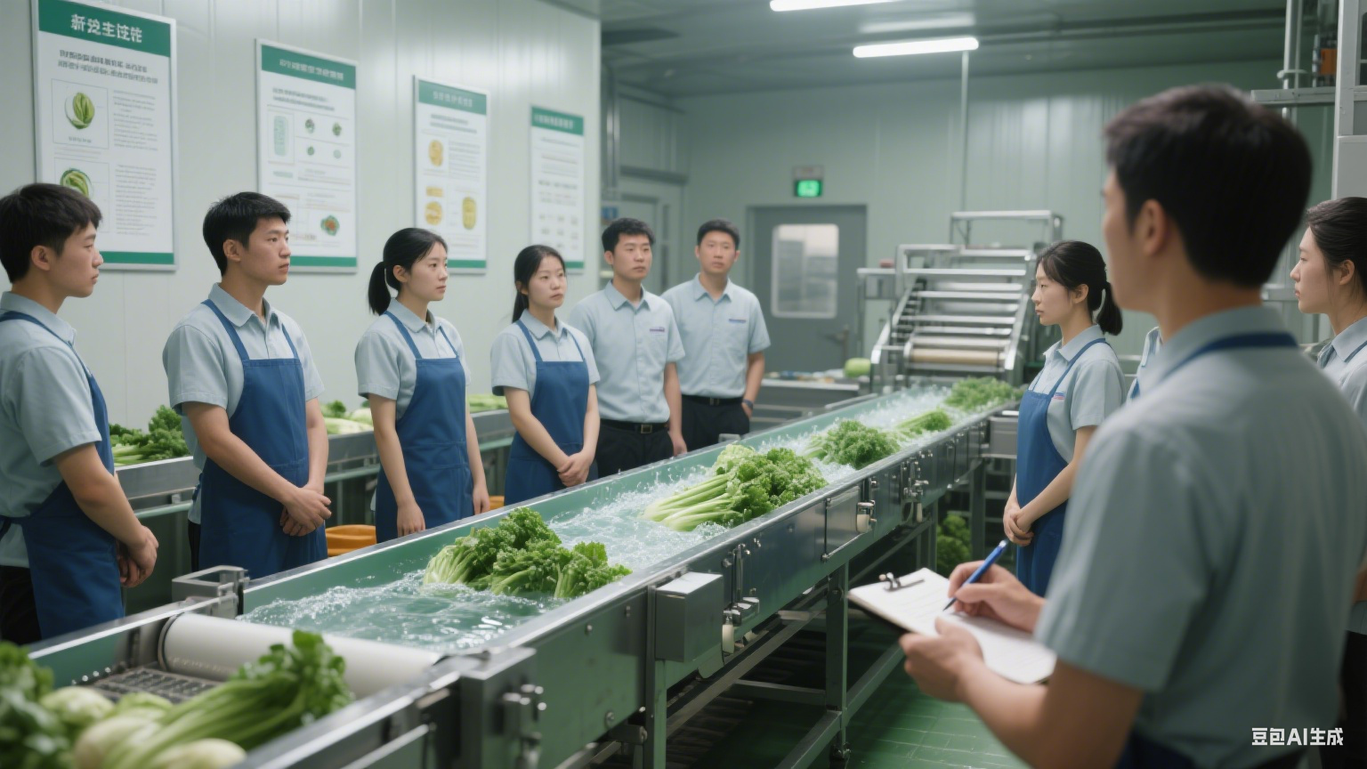 连续式蔬菜清洗漂烫流水线物料浪费规避策略​(图19)
