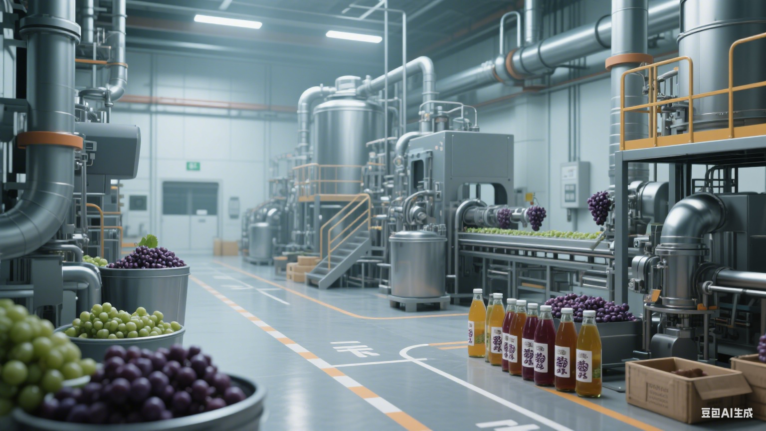 葡萄酵素饮料深加工所需机器及设备配置方案(图2)