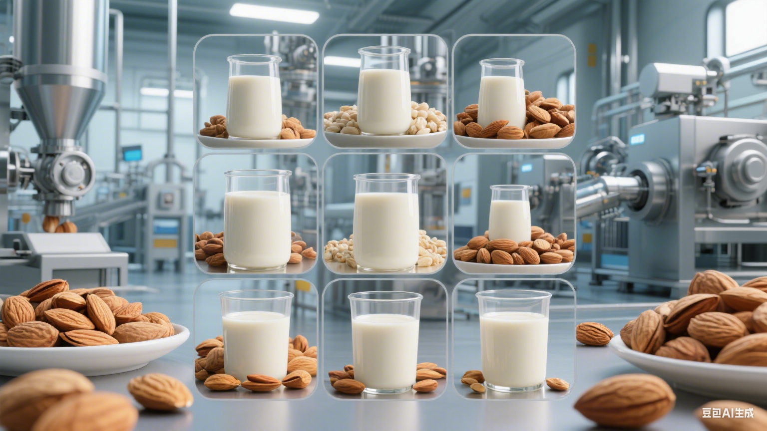 巴旦木乳饮的制造过程与食品安全要点(图2)