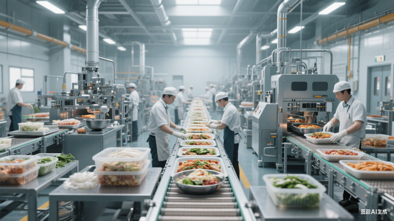 预制菜生产线：从食材到成品的全流程加工环节(图8)