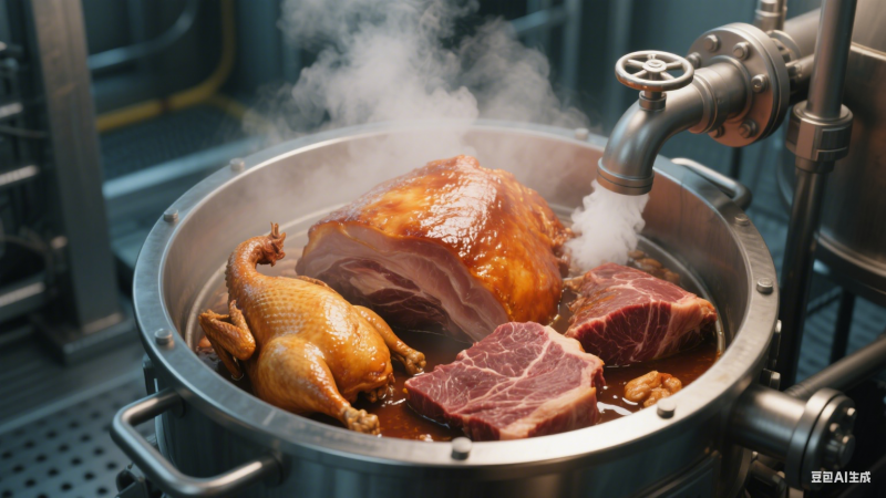 肉制品蒸煮生产线de工作原理与维护指南(图3)