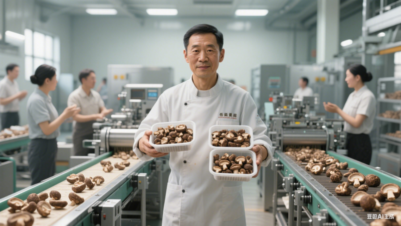 小香菇的预制菜变身记！全自动流水线的 “菇” 力魔法秀