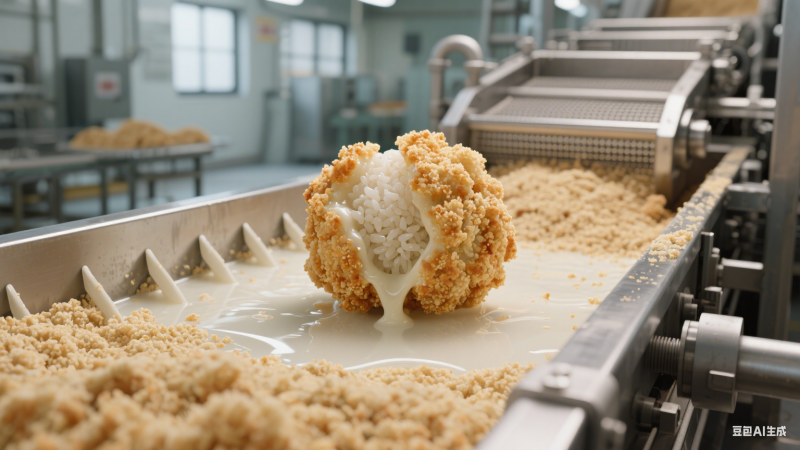 黄金酥脆密码：鱼米花上浆油炸生产线的匠心工艺与原理解密(图3)