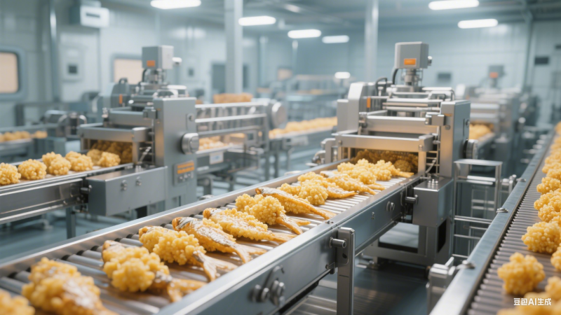 黄金酥脆密码：鱼米花上浆油炸生产线的匠心工艺与原理解密(图5)