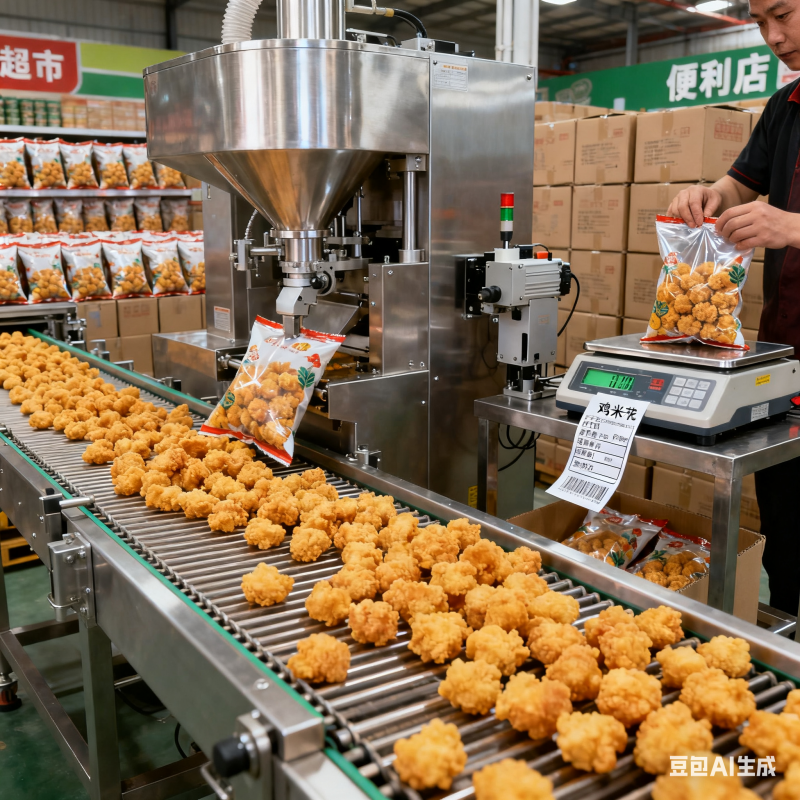 鸡米花预制菜是怎么 “走” 完生产线的？(图5)