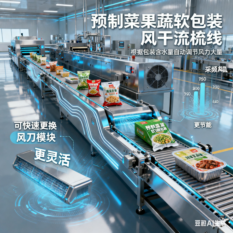 预制菜果蔬软包装风干流水线，如何做好加工细节？(图5)