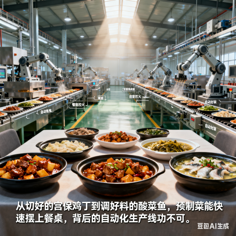 自动化预制菜生产线，自动化藏在哪？