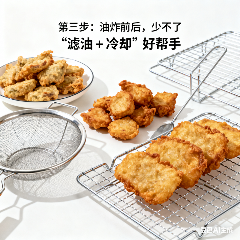 小酥肉油炸机配预制菜生产线，要搭哪些设备？(图3)