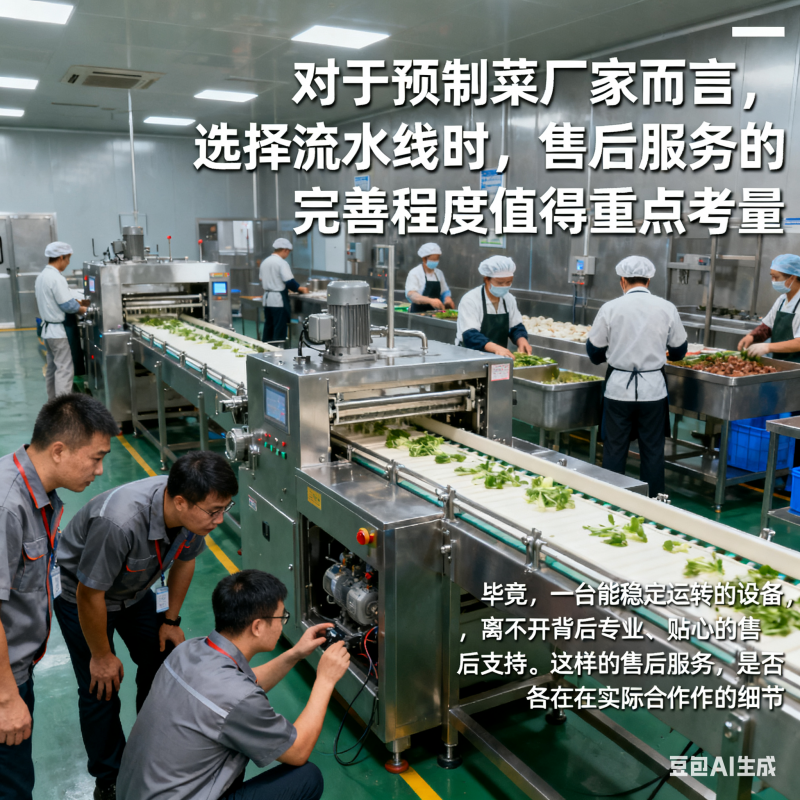 全自动香菇预制菜加工流水线 售后真能省心？(图5)