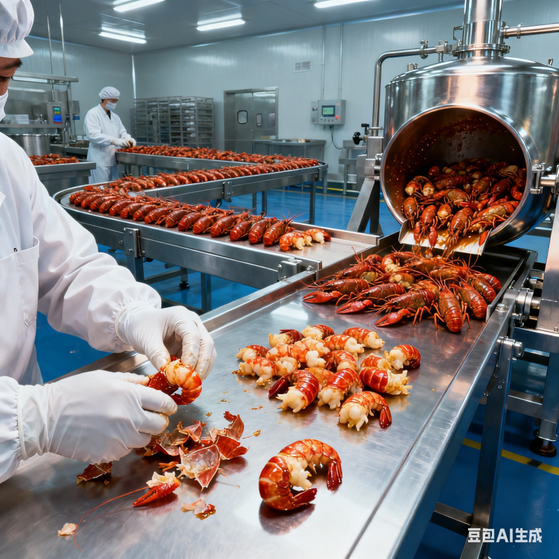 即食小龙虾漂烫线：预制菜如何新鲜出炉？(图4)