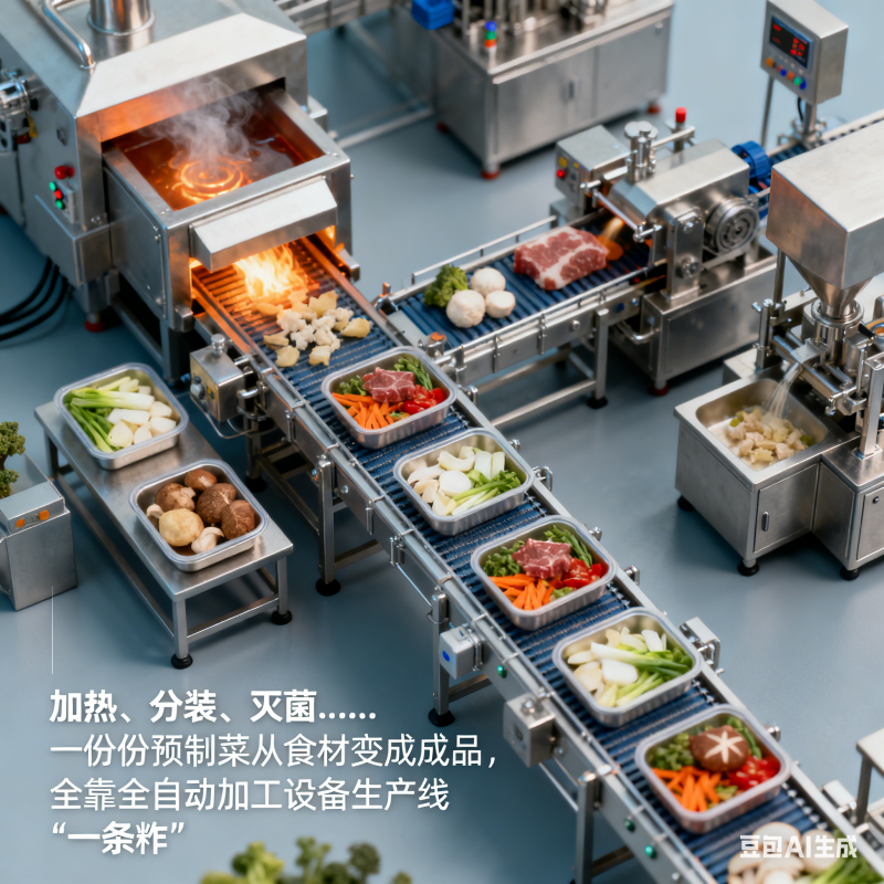 全自动预制菜生产线，细节品质咋体现？