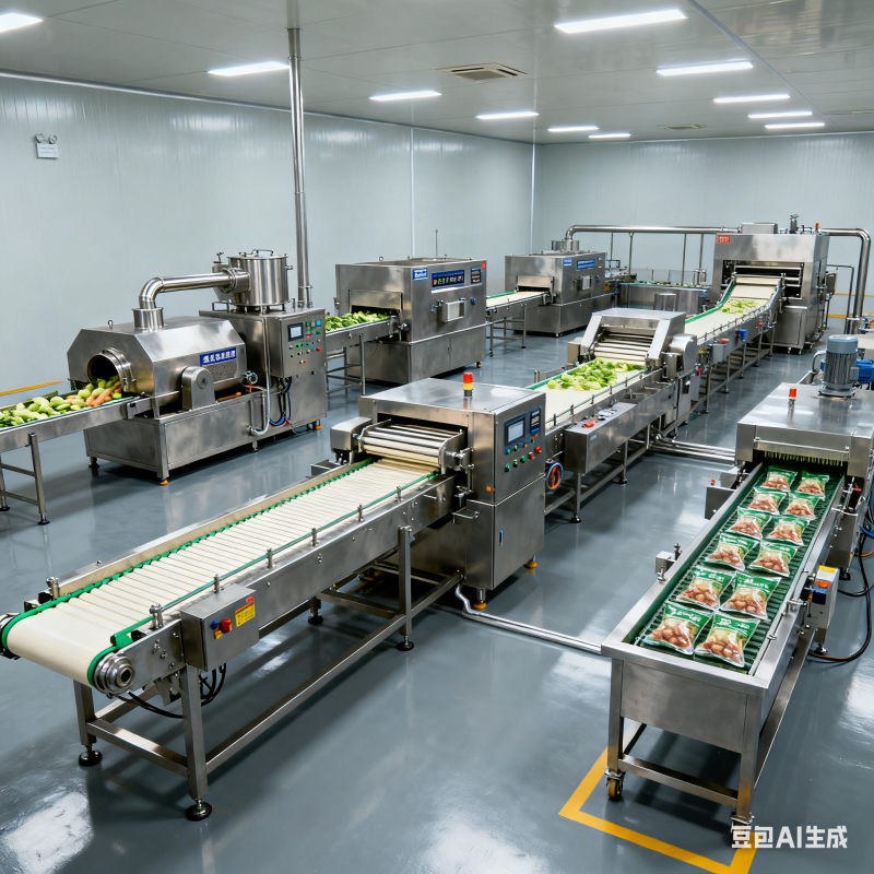 净菜加工全套流水线的基础认知(图4)
