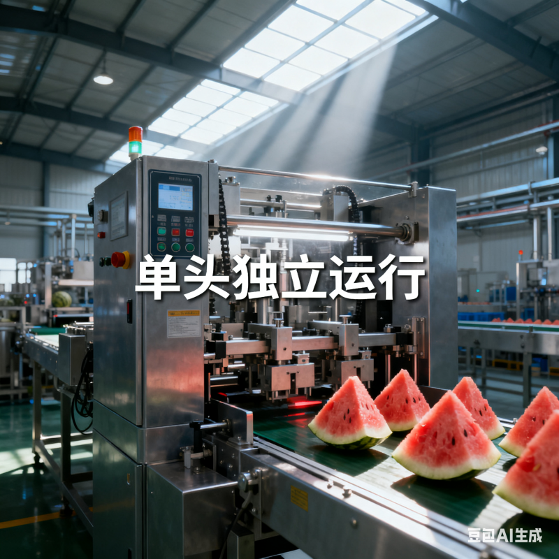 工业水果专用削皮机（蜜柚西瓜双头去皮机），如何适配中央厨房预制菜生产线？(图3)