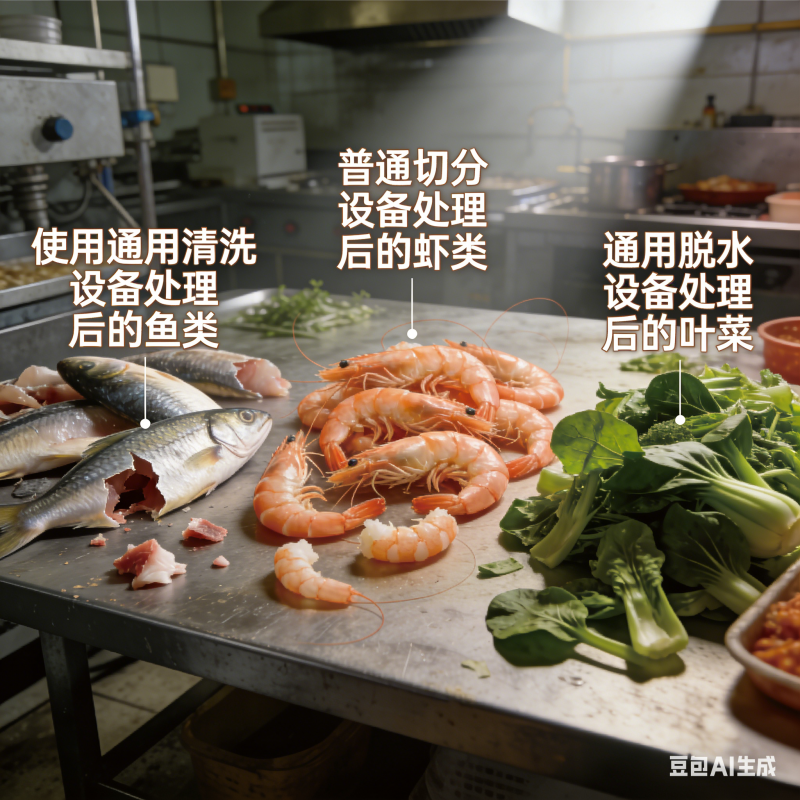 预制菜生产线设备 缺乏水产与叶菜专用细分设备吗？(图4)