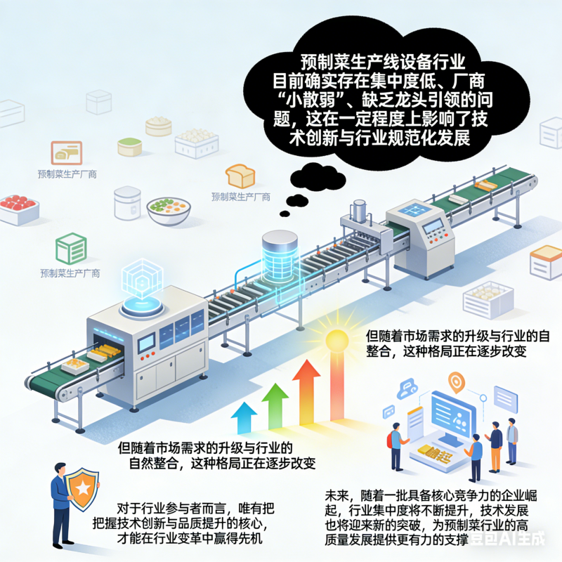 预制菜生产线设备行业集中度低 缺乏龙头企业引领技术发展吗？(图5)