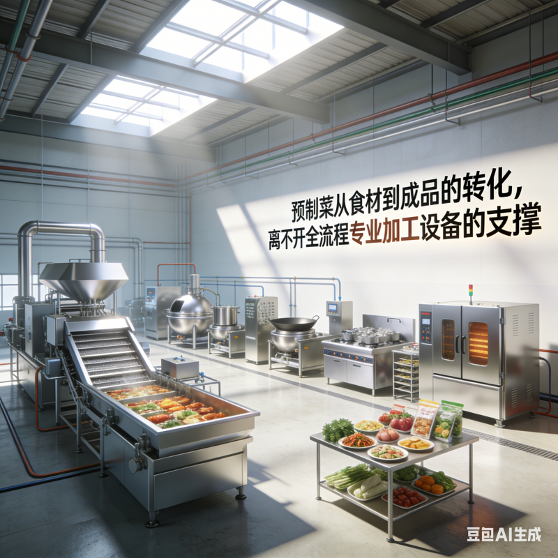 预制菜标准化生产，核心加工设备有哪些？(图1)